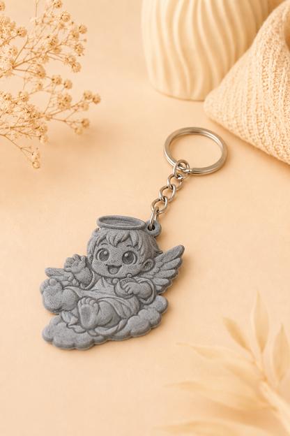 Breloc 2D personalizat cu gravură UV