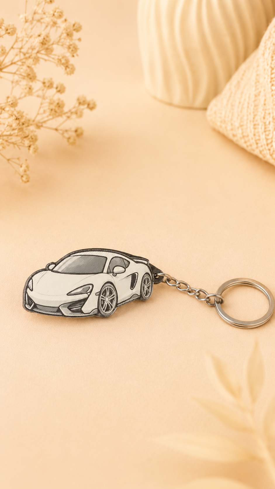 Breloc 2D personalizat cu gravură UV