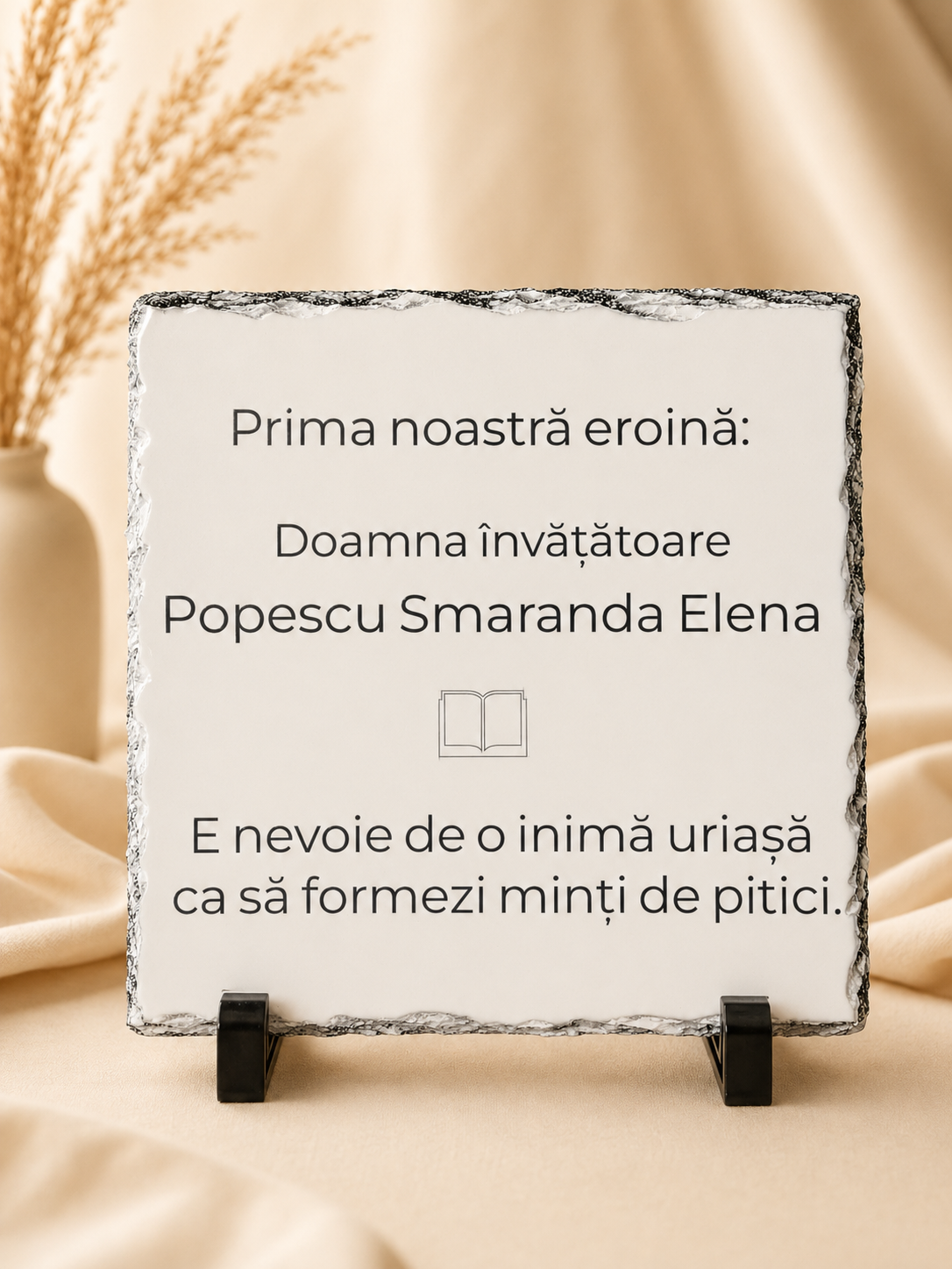 Placă de ardezie personalizată pentru profesori