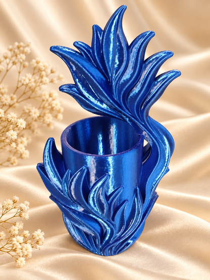Vază decorativă 3D din PLA Silk – modele artistice