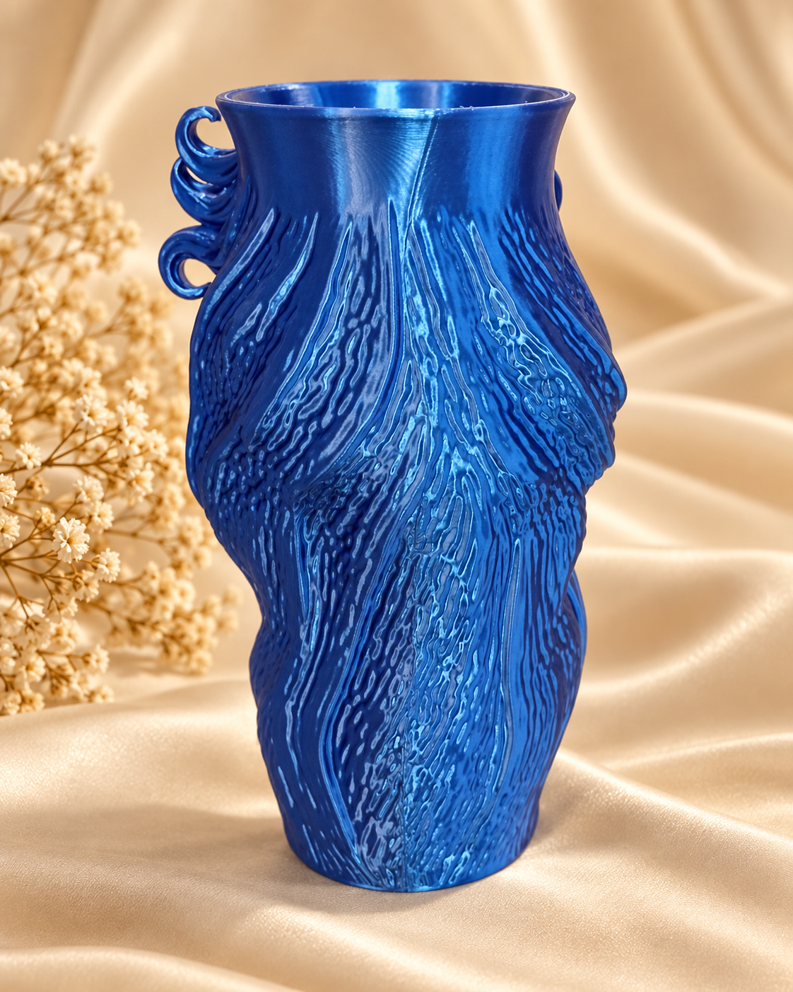 Vază decorativă 3D din PLA Silk – modele artistice
