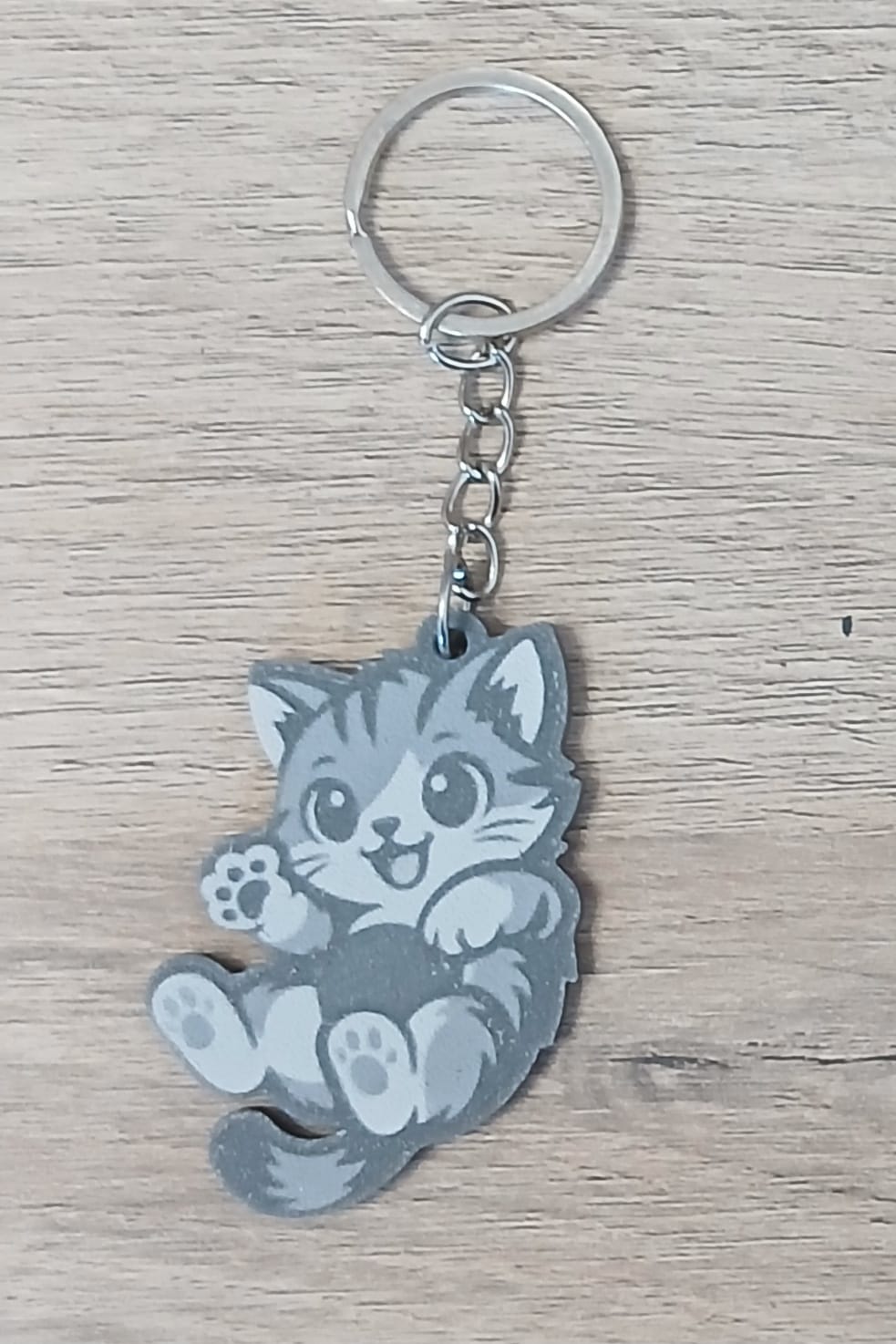Breloc 2D personalizat cu gravură UV