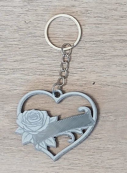 Breloc 2D personalizat cu gravură UV