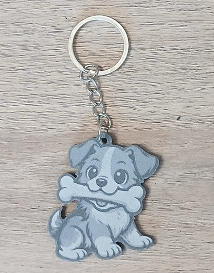 Breloc 2D personalizat cu gravură UV