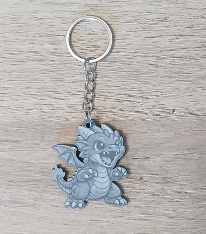 Breloc 2D personalizat cu gravură UV