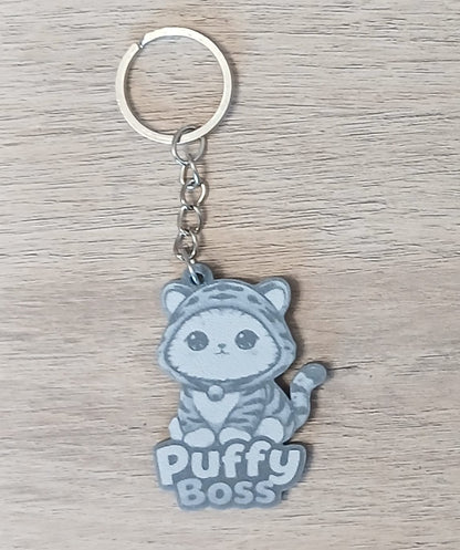 Breloc 2D personalizat cu gravură UV
