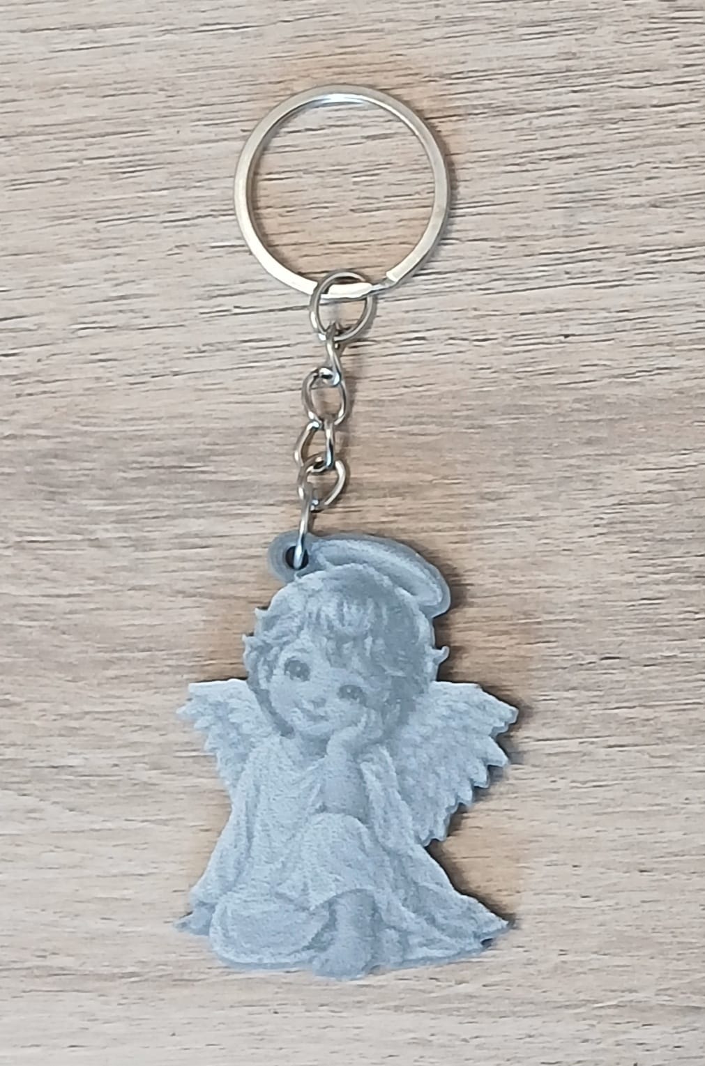 Breloc 2D personalizat cu gravură UV