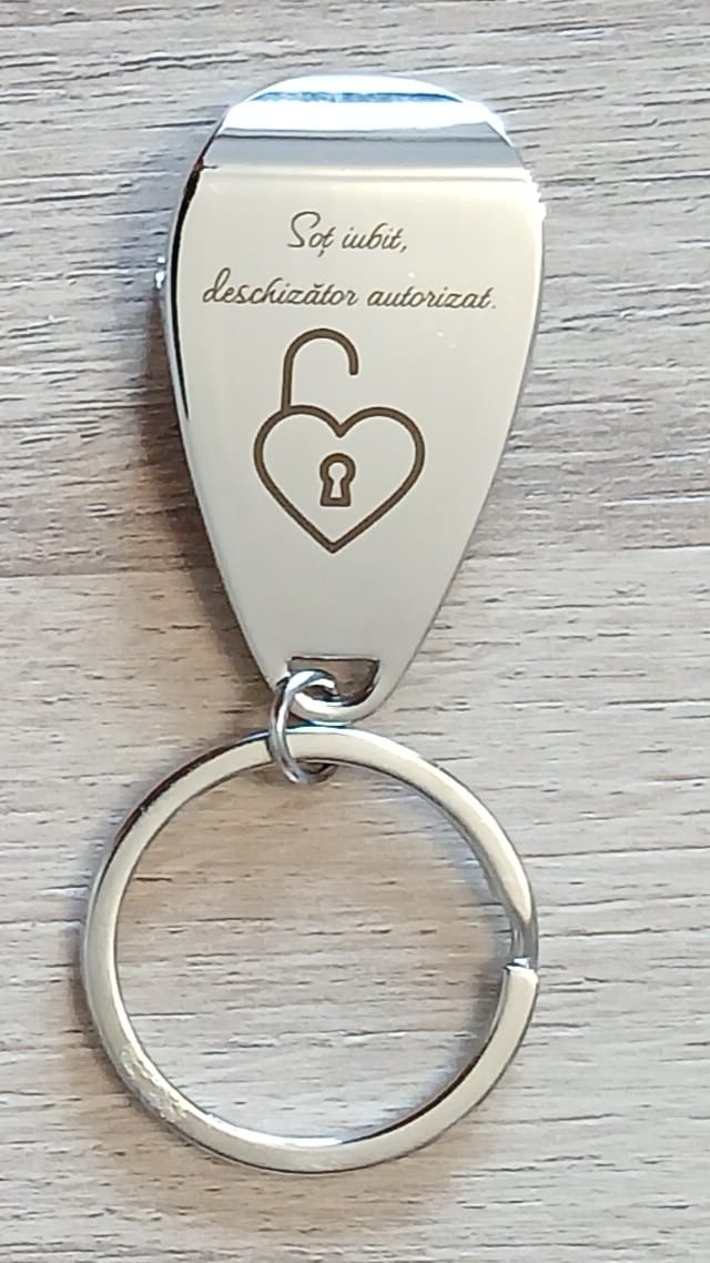 Breloc desfăcător personalizat din oțel inoxidabil