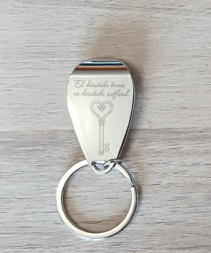 Breloc desfăcător personalizat din oțel inoxidabil